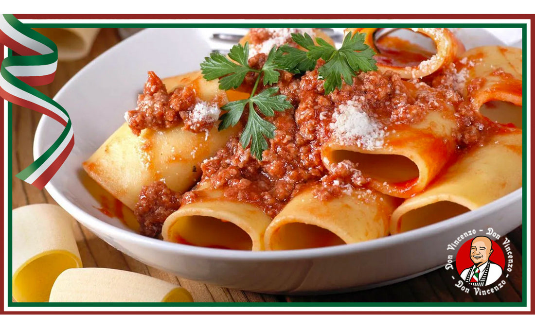 Paccheri al classico ragù napoletano