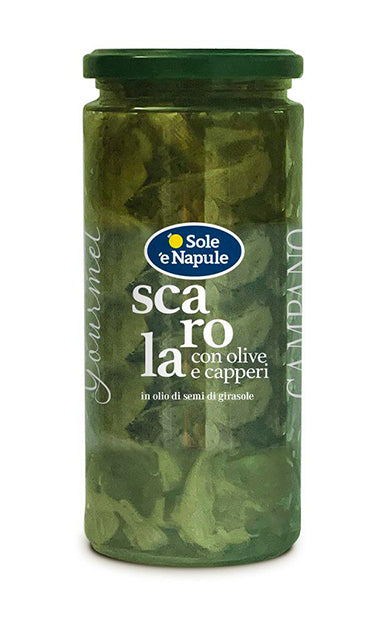 Scarole con olive e capperi